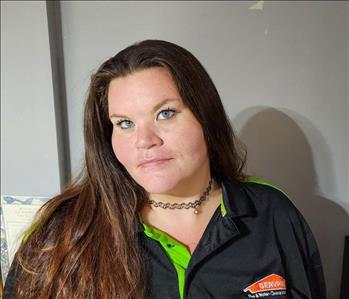 SERVPRO employee named Crystal with brown hair
