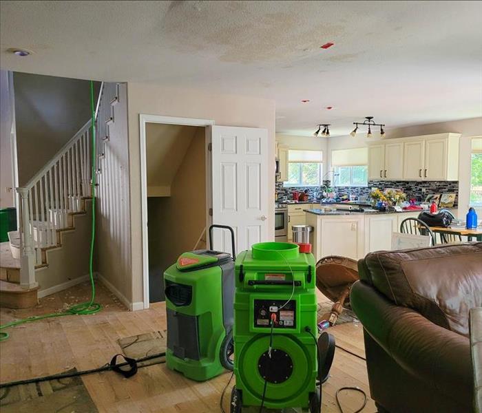 Apartment water damage cleanup